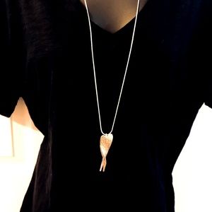 Beautiful Gold/Silver Entangled Heart